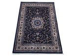 Navy Machine Made Carpet - Size: 170x120cm