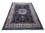 Turkish Navy Beige Persian Style Machine Made Carpet 170x120cm - Image 3