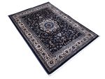 Turkish Navy Beige Persian Style Machine Made Carpet 170x120cm - Image 4