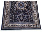 Turkish Navy Beige Persian Style Machine Made Carpet 170x120cm - Image 5