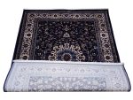Navy Machine Made Carpet - Size: 170x120cm
