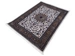 Turkish Cream Beige Persian Design Machine Made Carpet 170x120cm - Image 4
