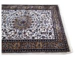 Turkish Cream Beige Persian Design Machine Made Carpet 170x120cm - Image 6
