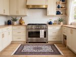 Beige Cream Turkish RUg - size: 170x120cm