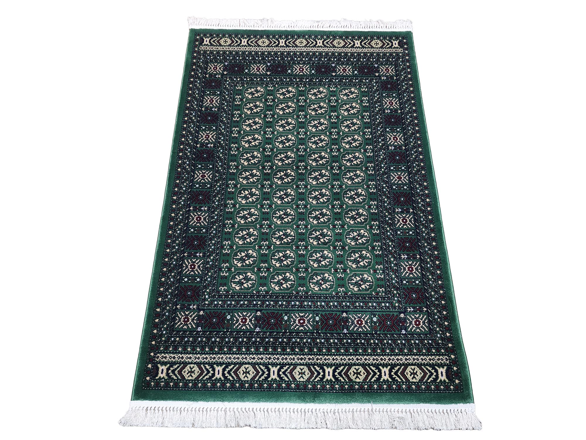 1360_greenBeige_180x120 1 Green Turkish RUg - size: 180x120cm