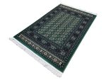 Gorgeous Turkish Green & Beige Oriental Machine Made Carpet 180x120cm - Image 4