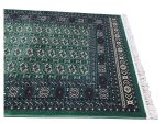 Gorgeous Turkish Green & Beige Oriental Machine Made Carpet 180x120cm - Image 6