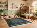 Green Turkish RUg - size: 180x120cm