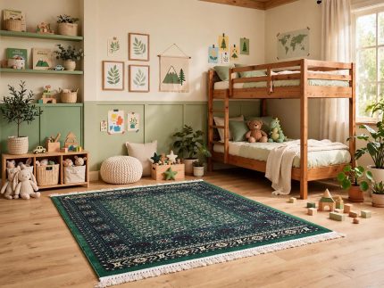 Green Turkish RUg - size: 180x120cm