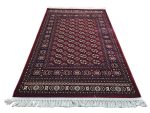 Stunning Turkish Maroon Bukhara Machine Made Carpet 180x120cm - Image 3