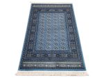 Blue Bukhara MAchine Made Carpet - 180x120cm