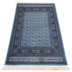 Blue Bukhara MAchine Made Carpet - 180x120cm