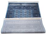 Blue Bukhara MAchine Made Carpet - 180x120cm