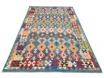 Stunning Afghan Handwoven Kilim – Wool Rug 295 x 198 cm - Image 3