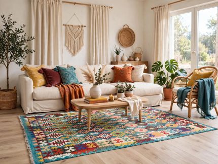 Afghan Choubi kilim, Size: 2x3 Metre