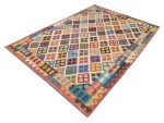 Incredible Afghan Handwoven Kilim – Wool Rug 289 x 207 cm - Image 3