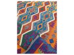 Incredible Colorful Afghan Choubi Kilim – Handmade Rug - 291 x 198 cm - Image 5