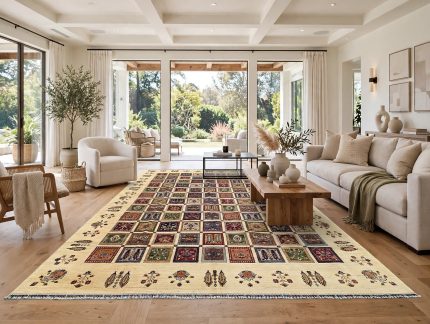 Extra Large Handknotted Carpet - 400x300cm