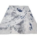 Modern Grey Blue carpet - Size 290x200cm (2x3meter)