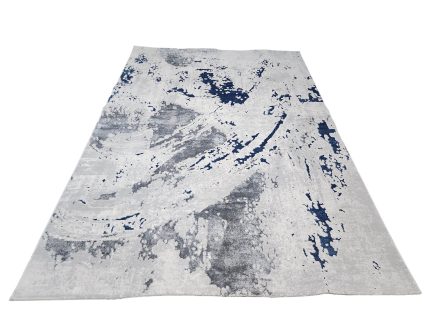 Modern Grey Blue carpet - Size 290x200cm (2x3meter)