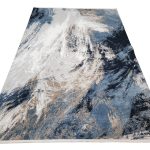 Modern Grey Blue carpet - Size 290x200cm (2x3meter)