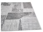 Incredible Turkish Grey Modern Abstract Machine Made Carpet 290x200cm - Image 6