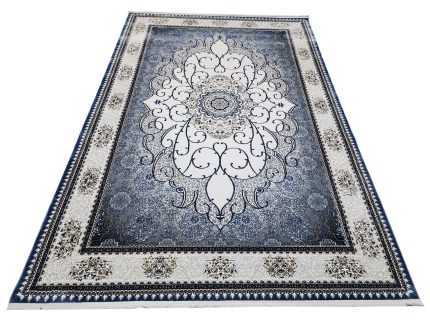 Blue Cream Carpet, size: 290x200cm