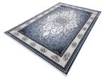 Turkish Persian Design Machine Made Carpet 290 x 200 CM – Blue & Cream Rug - Image 4