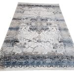 vintage carpet navy grey- 290x200 cm