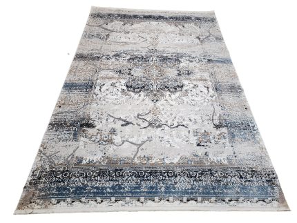 vintage carpet navy grey- 290x200 cm