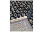 Stunning Navy bukhara Persian design Carpet 290 x 200 CM - Image 4