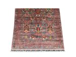 Burgundy rose color Afghan Handmade Carpet passage - 153x100 cm - Image 4