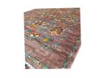 Burgundy rose color Afghan Handmade Carpet passage - 153x100 cm - Image 5