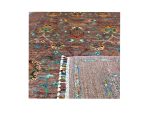 Burgundy rose color Afghan Handmade Carpet passage - 153x100 cm - Image 6
