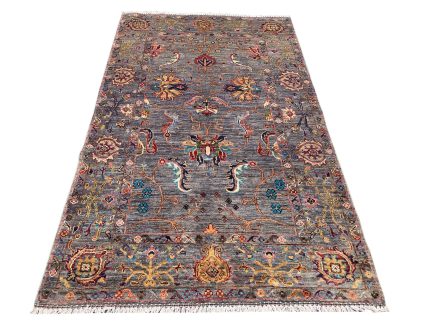 Grey Handknotted Carpet