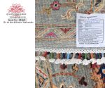 Afghan Handknotted Grey Carpet