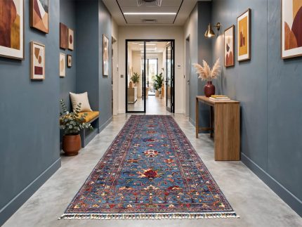 4 Meter Afghan Hand Knotted runner Carpet