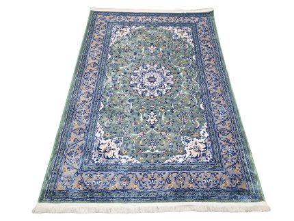 Persian Nain Green Carpet - Size: 230x160cm