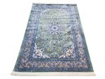 Persian Green Nain Design Machine Made Carpet 230x160cm - Image 3
