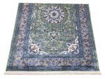 Persian Green Nain Design Machine Made Carpet 230x160cm - Image 6