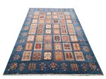 Fine blue Afghan Ariana Handmade Carpet - 301 x 211 cm - Image 2