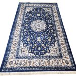 Persian NAvy Nain Carpet - 275x160 cm