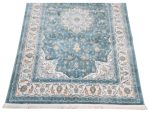 Persian Blue Nain Design Machine Made Carpet 230x160cm - Image 5