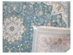 turquoise blue persian carpet - 230x160cm