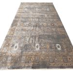 Beautiful Beige grey Vintage design carpet 400 x 300 cm