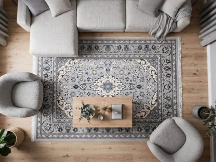 Persian Grey Carpet - Size: 310x200cm