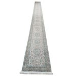 8 Meter Long Runner Carpet - Color: Beige and Green