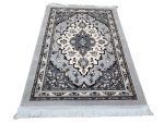 Stunning Kashan Persian Grey Carpet 120x80cm – Machine Made Rug - Image 3