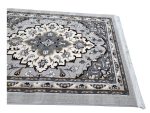 Stunning Kashan Persian Grey Carpet 120x80cm – Machine Made Rug - Image 5