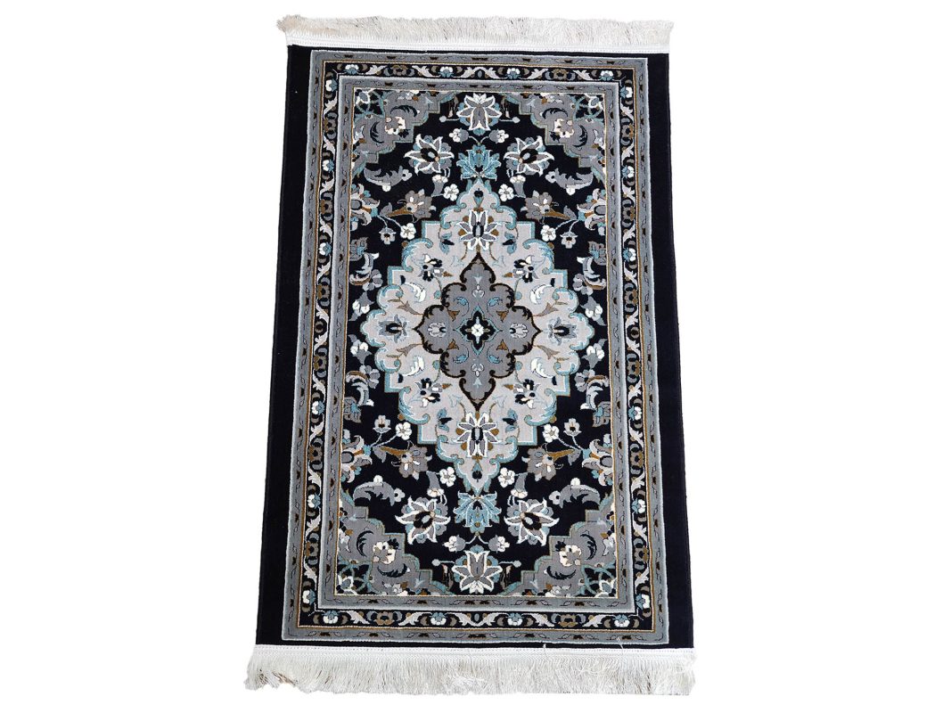 Persian Navy Bedside Carpet - size: 120x80 CM